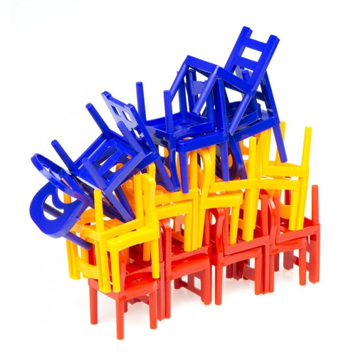 �ڥ���ѥ��ȡ�Balance Chairs 24pcs �Х�󥹥����� �Х�� ������ �ػ� 24�ԡ��� ������� ����ꥫ ������ ���å� ͢��������� TOY �ե��ߥ꡼�ȥ� �ɥ��ɥ� ���