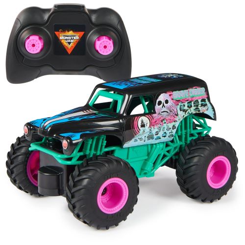 ラジコン 1/24 Monster Jam Nitro Neon Grave Digger Remote Control モンスター ジャム ニトロ ネオン グレーブディガー ツアー トラック アメリカ モンスタートラック オフロード monster truck アメ車 RC