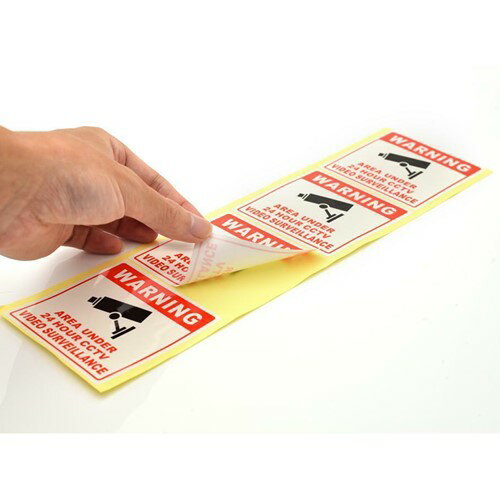 樂天商城 - CCTV Security 24 Hour Video Sticker 20枚セット 監視カメラ作動中 セキュリティー ステッカー シール 防犯カメラ サイン 警告 安全 アメリカ 空き巣 対策 ビデオ アメリカ雑貨 アメリカン雑貨【クロネコゆうパケット】