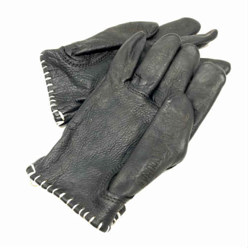 MotoStuka Shanks Gloves Coal モトストゥーカ シャンクス グローブ 石炭 レザー 革 手袋 アメリカ アメリカン バイク ハーレー ハンドメイド 手作業 ブラック Black 黒