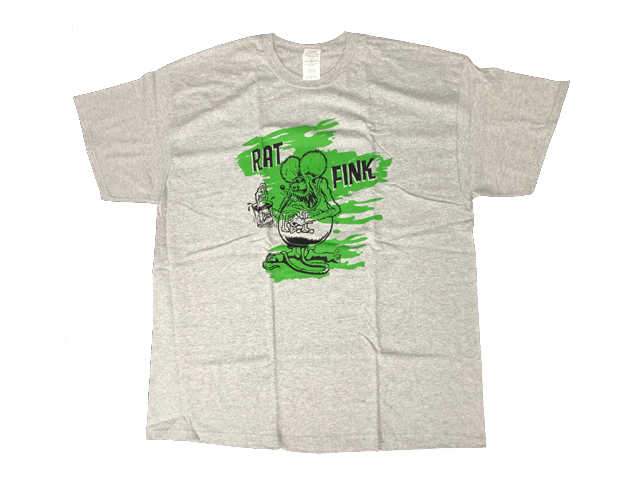 Rat Fink Paint Town Tee Gray XL åȥե ڥ  T  rat fink ɥ...