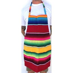 MEXICAN SARAPE APRON サラペエプロン サラペ エプロン Mexico メキシコ メキシカン ストライプ柄 メヒコ メキシコ料理