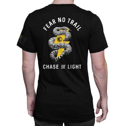 KC Fear No Trail Tee Shirt Black Tシャツ ブラック KC HiLiTES アメリカ アメリカン 黒 スネーク ヘビ シャツ 半袖