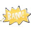 DC Comics Batman Bam! Doodle Art Pillow バットマン アート クッション バム! 枕 MARVEL マーベル ..