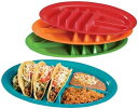 Original Taco Plate Set of 4 タコプレート 4枚セット タコスプレート プラスチックプレート 皿 ディップ皿 パーティー パーティーグッズ デコレーション お皿 業務用 BBQ キャンプ メキシカン アメリカン ハンバーガー