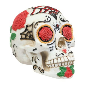 Day Of The Dead Sugar Skull デイ オブ ザ デッドシュガースカル ホワイト 死者の日 メキシコ雑貨 スカル カラベラ メキシカン