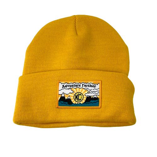 KC Adventure further Mustard Beanie KC アドベンチャー ファーザー マスタード ビーニー ニット帽 帽..