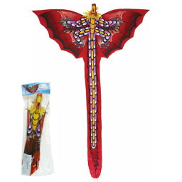 198cm Red Dragon Bali Kite 3D レッド ドラゴン バリ カイト 凧 タコ たこ アメリカ 凧上げ お正月 新年 キャンプ ピクニック スポーツカイト 洋凧 竹 インドネシア 立体