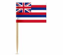 HAWAII Flag Picks 100本入り アメリカ ハワイ フラッグ ピック パーティー パーティーグッズ デコレーション ケーキ装飾 業務用 フードピ...