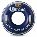 36 Corona Swim Tube Blue/White コロナビール ビール Beer コロナビール 浮き輪 海 プールサイド コロナグッズ アメリカ