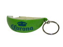 CORONA EXTRA BEER KEYCHAIN RING コロナ エクストラ ビアー キーチェイン 栓抜き付き ライム キーホルダー 