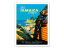 Vintage Worldwide Posters JAMAICA2 ビンテージ エアライン 世界の広告 ポスター 復刻版 ジャマイカ レトロ アートプリント