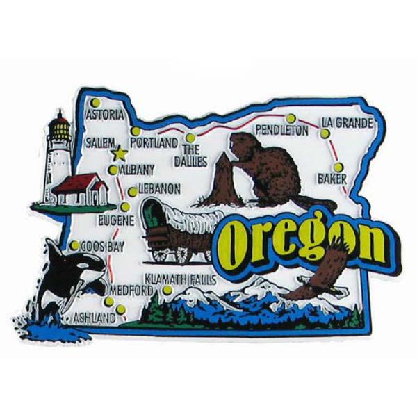 OREGON MAGNET オレゴン州 マグネット クラシックマグネット アメリカ ディスプレイ インテリア 磁石 旅行