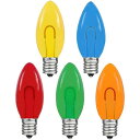 LED カラー電球 25球セット E17 クリア