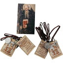 Saint Benedict Traditional Brown Scapular with Two Scapulars Drawstring Pouch an...