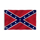 Fly Breeze the Confederate Flag 3×5 Feet コンフェデレート フラッグ アメリカ 旗 USA はた 国旗 アメリカン 南北戦争 サザンクロス 海軍旗 南軍 戦闘旗 アメリカ連合国 ネイビー レベルフラッグ