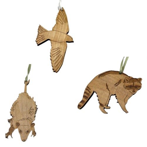 Wood Ornament å ʥ  ưʪ Ļ 饤 ͥ  ͤ ֥ ƥꥢ ꥹޥ ٥ ѡƥ ꥫ USAڥͥ椦ѥåȡ