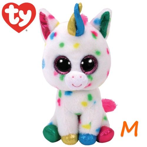 樂天商城 - Ty Beanie Boo's HARMONIE (M) タイ ビーニーブーズ ハーモニー ユニコーン ぬいぐるみ Mサイズ ホワイト 人形 かわいい 動物 誕生日 プレゼント インテリア ギフト ty TY