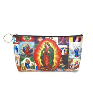 Guadalupe Pouch グアダルーペ ポーチ 聖母 マリア様 小物入れ ペンケース 羊飼い 礼拝堂 聖母マリア メキシカン メキシコ メヒコ チカーノ ローライダー アメリカ アメリカン キリスト教 カトリック メキシコ雑貨 メキシカン雑貨 【クロネコゆうパケット】