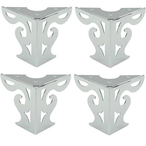 Sofa Legs Metal Silver Set of 4 \t@[bO Vo[ 41Zbg S cabinetbO e[ubO I \t@[̋r Ƌ C_XgA AJG AeB[N DIY