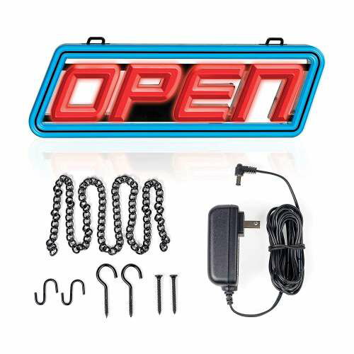 Super Bright LED Open Sign 15 x 5 Inch I[v N[Y nMO TC dŔ AJ Ɩp AJ t[hJ[ Cxg cƊŔ u[ bh X X