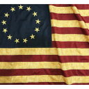 Tea-Stained Betsy Ross Flag 3×5 Foot アメリカ 旗 USA はた フラッグ 国旗 星条旗 ビンテージ仕上げ アメリカン レトロ united states flag エイジング加工