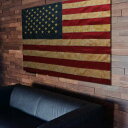 Tea-Stained USA Flag 3×5 Foot アメリカ 旗 USA はた フラッグ 国旗 星条旗 ビンテージ仕上げ アメリカン レトロ united states flag エイジング加工