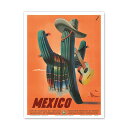 Vintage Worldwide Posters Mexico Mariachi Cactus ビンテージ エアライン 世界の広告 ポスター 復刻版 サイズ 約23×30.5cm 厚紙 ※ハワイ輸入品です。 製造時からの製品誤差がある場合がございます。 【Vintage Worldwide Posters】【Pan American】【エアーライン】【ビンテージポスター】【復刻】【ポスター】