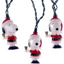 Peanuts Snoopy Christmas Light Set 10 Lights （ピーナッツ スヌーピー クリスマス ライトセット 10球） スヌーピのストリングライト。 お庭パーティー、お部屋の飾りにムード満点。 ステキにパーティー会場アレンジを。 可愛らしいデザインが子供たちにも喜ばれます。 サイズ（本体） 全長　約3.5m 高さ（スヌーピー）約8cm 10球です。 ご家庭用の100Vコンセントでお使い頂けます。 ※アメリカ輸入品です。 パッケージに若干のダメージがある場合があります。 製造時からの擦れ、剥げ、ずれ、接着跡がある場合がございます。 【電飾】【ツリー】【パーティライト】【ライト】【クリスマス】【クリスマス飾り】【飾り】【クリスマスツリー】【Christmas tree Lights】【イルミネーション】【ストリングライト】　
