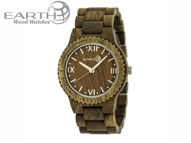 EARTH WOOD WATCHES Bighorn #3504 アース ウッド ウォッチ・木製・腕時計・男女兼用・ユニセックス・メンズ腕時計・ナチュラルウッド・天然素材・オーガニック・レディース