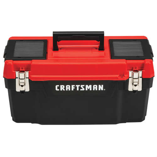 CRAFTSMAN 20-IN. PLASTIC TOOLBOX（大） クラフトマン トレー付き 20インチ プラスチック ツールボックス ツールBOX 工具箱 バッグ 工具 収納 アメリカン USA アメリカ