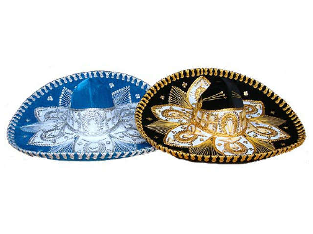 Mexican Sombrero ゴールド刺繍 メキシカン ソンブレロ 装飾 メキシカンレストラン 店舗 業務用 ラグ メキシコ メヒコ メキシカン ハット 帽子 シンコデマヨ