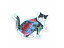 MONMON CATS Fish Bowl Cat Stickers モンモンキャット・ステッカー・シール・猫・はちわれ・ハチワレ・刺青・イレズミ・tattoo・タトゥー・ねこ・ネコ・アメリカ・カリフォルニア
