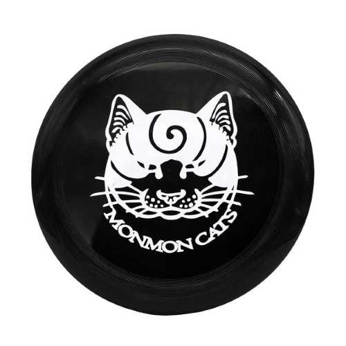 Monmon Frisbee モンモンキャット フリスビー ブラック Black 猫 刺青 イレズミ Tattoo タトゥー ねこ ネコ アメリカ カリフォルニア ロゴ ピクニック アウトドア スポーツ 屋外