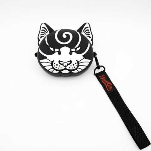 Monmon Silicon Coin Purse モンモンキャット シリコン 小銭入れ コインケース ポーチ ブラック Black 猫 刺青 イレズミ Tattoo タトゥ..