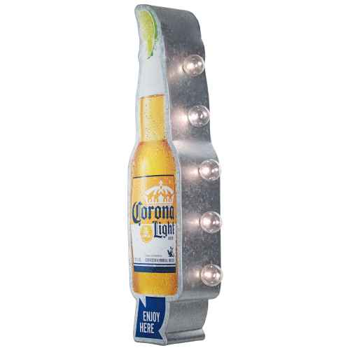 Officially Licensed Corona Light Vintage LED Marquee Sign Ri GLXg ItBV CZX re[W Cg Ŕ d Rir[ RiObY o[ _Ci[ Ɩp AJ CeA X 3D ̊Ŕ