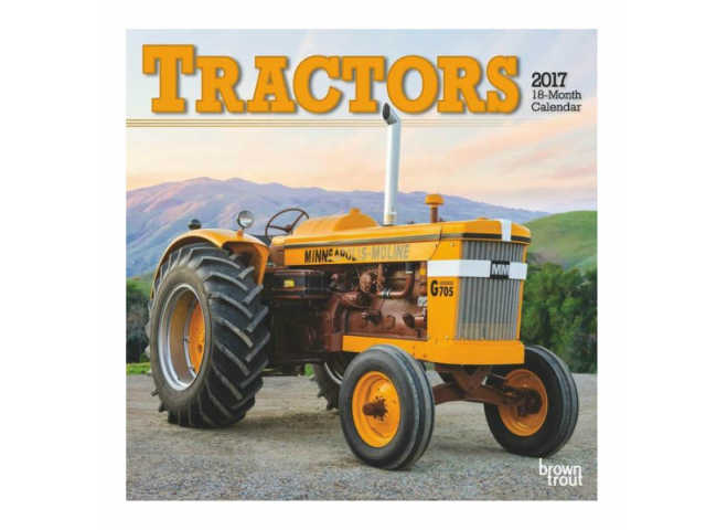 【SALE】Tractors 2017 Small Wall Calendar カレンダー トラクター 耕運機 アメリカ アメ車 2017年度 ポスター アメ…