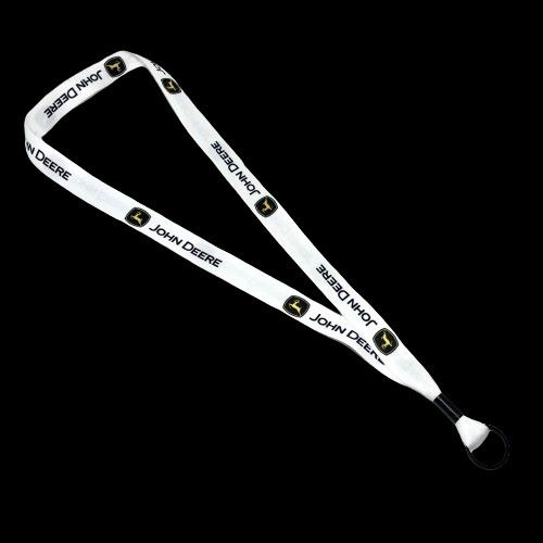 John Deere Lanyard ジョンディアー ランヤード ネックストラップ アメリカ 農業 トラクター 耕運機 トラック アメリカン ホワイト 【クロネコゆうパケット】