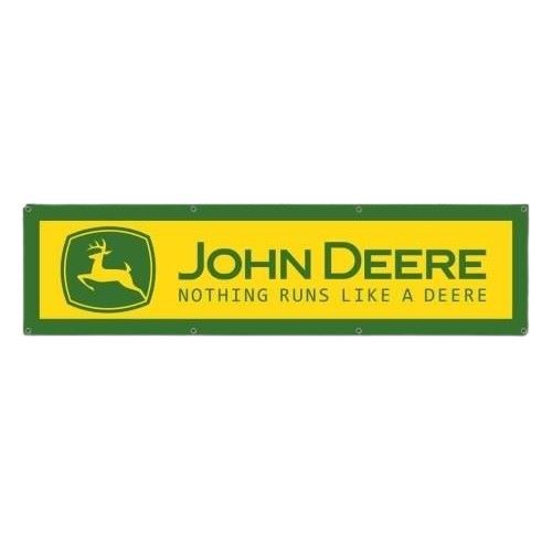 JOHN DEERE Banner Flag ジョンディアー バナー フラッグ 横断幕 旗 アメリカ アメリカン 耕運機 トラクター アメリカ雑貨 アメリカン雑貨