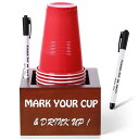 Solo Cup Holder Includes Marker カップホルダー マーカーペン アメリカ パーティー プラカップ コップ プラスチック 使い捨て アメリカ パーティー アウトドア BBQ 店舗 バー 飲み会 コロナ対策