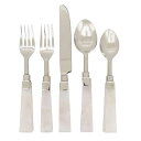 Rose Quartz Flatware ローズクォーツ 食器 ナイフ フォーク スプーン 天然石 石 ストーン ステンレス キッチン オシャレ アメリカン アメリカ 食器セット フラットウエア カトラリー