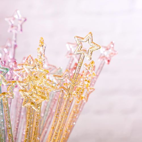 Plastic Star Top Sticks 100本入り プラスチック スター トップ スティック マド...