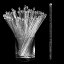 Clear Plastic Round Top Swizzle Sticks 100本入り クリア プラスチック ラウンド トップ スティック ..