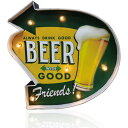 Light Up Bar Sign LED ライトアップ バー サイン ライト 看板 電飾 ビアー ビール バー ダイナー 業務用 アメリカ インテリア 店舗 立体看板 おしゃれ レトロ ビンテージ アメリカ雑貨 アメリカン雑貨