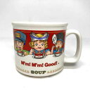 【中古】1993 Ceramic Campbell's Soup Bowl Mug Cup M'm! M'm! Good! 海外輸入中古品 キャンベル スープ ボウル マグ マグカップ USA ビンテージ Westwood Vintage 陶器 スープカップ