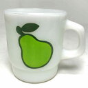 【中古】Fire King Super Fruit Pear Mug ファイヤーキング スーパーフルーツ ペアー マグ 梨 ナシ 中古 海外輸入中古品 Anchor Hocking USA ビンテージ アメリカ アメリカン スタッキングマグ