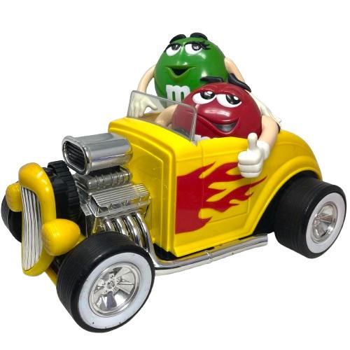 【中古】【訳あり品】【SALE】Vintage M&M's Hot Rod Car Rebel Without A Clue Chocolate Candy Dispenser シルバー エムアンドエムズ ホットロッド ディスペンサー チョコレート 容器 アメリカ ギフト オフィシャル ビンテージ ヴィンテージ アメリカ雑貨 アメリカン雑貨