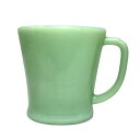 【中古】Fire King Regular Mug Jadeite Shaving ファイヤーキング ジェダイ シェービング マグ 中古 海外輸入中古品 Fire King アンカーホッキング フラットボトムマグ Ovenproof Made マグカップ USA ビンテージ Anchor Hocking