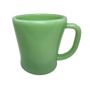 Fire King D Handle Regular Mug Jadeite ファイヤーキング Dハンドル ジェダイ マグ 中古 海外輸入中古品 Fire King アンカーホッキング Ovenproof Made マグカップ USA ビンテージ Anchor Hocking