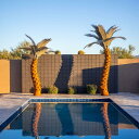 Desert Steel Sunset Palm デザート スチール サンセットパーム オーナメント 植物 ヤシの木 置き型 アメリカン ガーデン ホテル ドラ...
